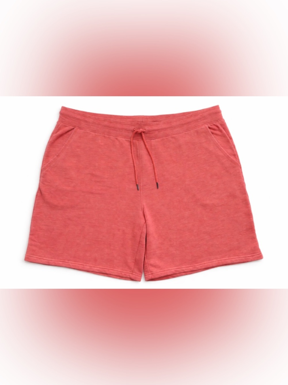 LL Bean Men’s Shorts XXL Elastic Waist Drawstring Coral